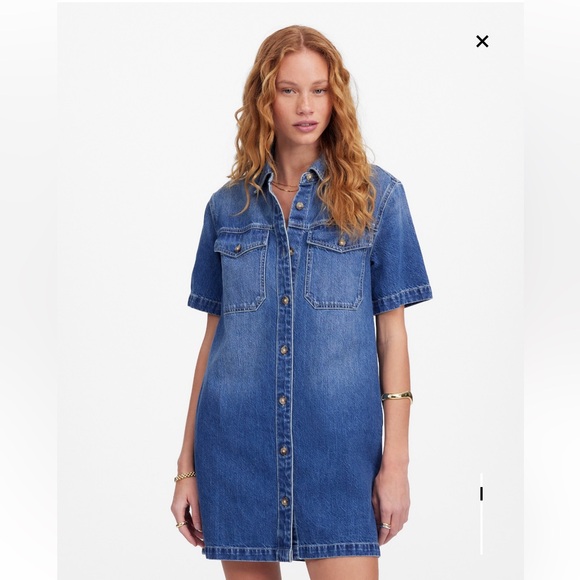 Madewell Dresses & Skirts - Madewell NWOT Boxy Denim Shirtdress in Demarco Wash Excellent Condition like new